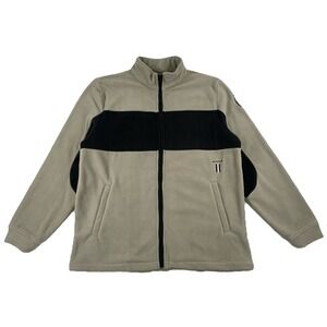 Whitespace By Shaun White Polar Fleece Jacket Gray Black Men's Large (Corp Logo)